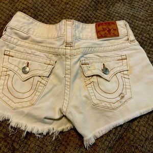True Religion cut off shorts